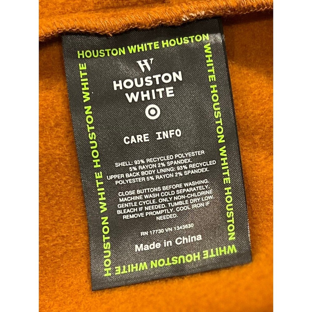 Houston White Shirt/Jacket ~ Men’s ~ Size: XXL ~ NWT - Picture 5 of 7